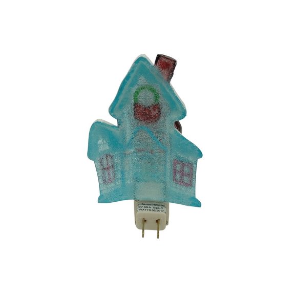 Santa Claus 3D Night Light Santa's Snow House Plug In - Picture 3 of 10